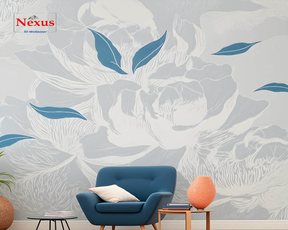 3D Wallpaper Whispers in Bloom